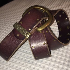 Fossil Vintage Brown Leather Belt